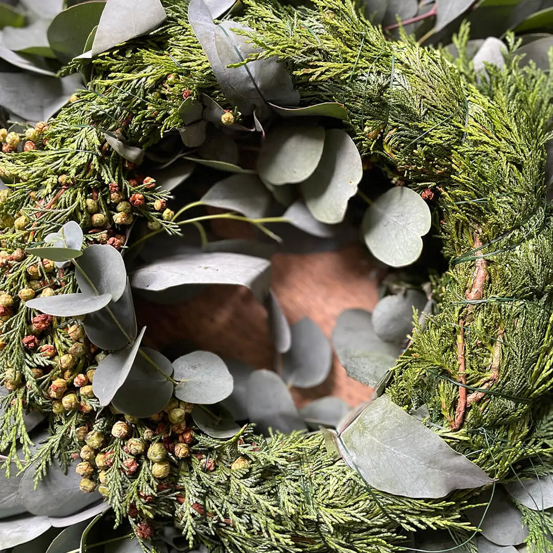 Glaucescens Eucalyptus Wreath Base