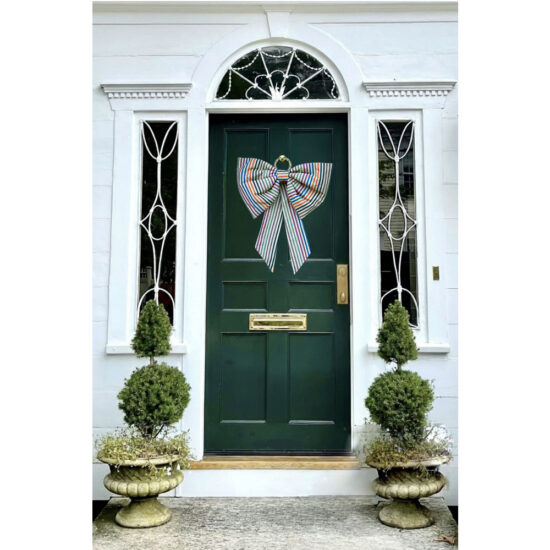 Oversized Palette Stripe Bow 4