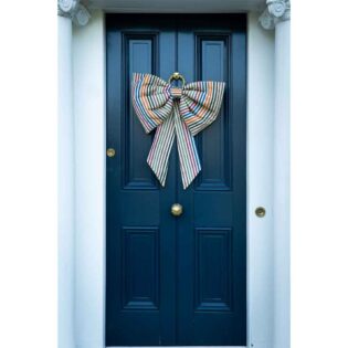 Oversized Palette Stripe Bow 2