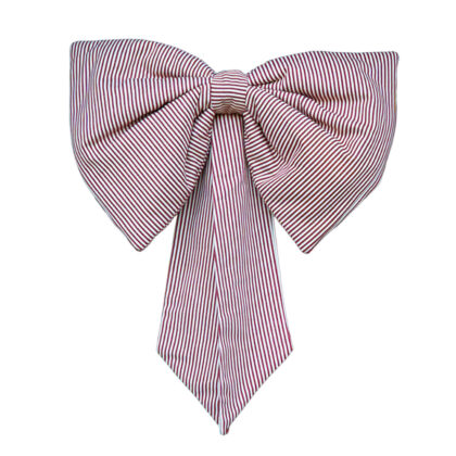Oversized Peony Stripe Bow