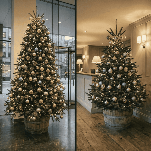 Planning multi-site office Christmas decoration? Learn how to coordinate festive installations, schedules, and design across multiple office locations.
